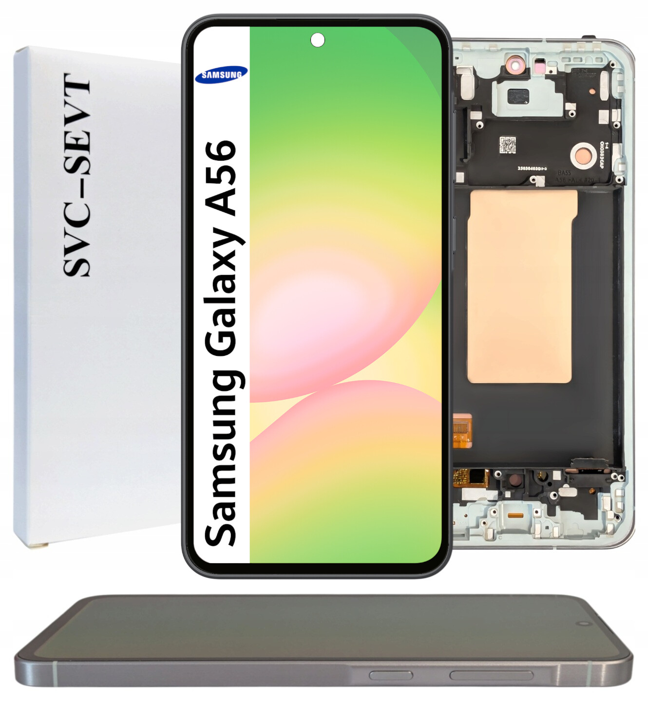 Displej pro Samsung A56 LCD displej Rámeček Černá Originál Zila SM-A566B