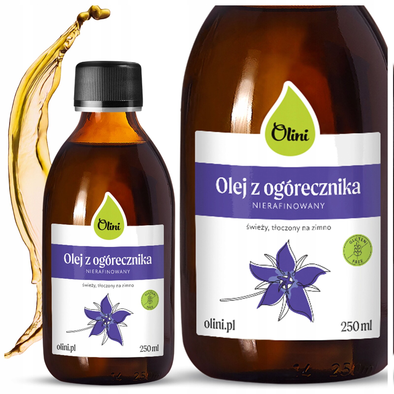 Brutnákový olej 250 ml Olini lisovaný za studena