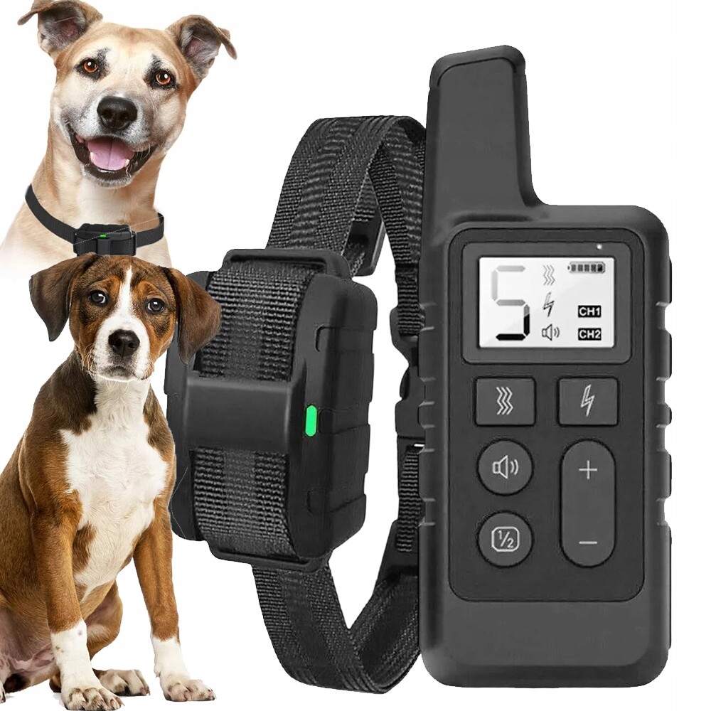 Elektrický Výcvikový Obojek Pro Psa Vodotěsný 500 m S Pilotem