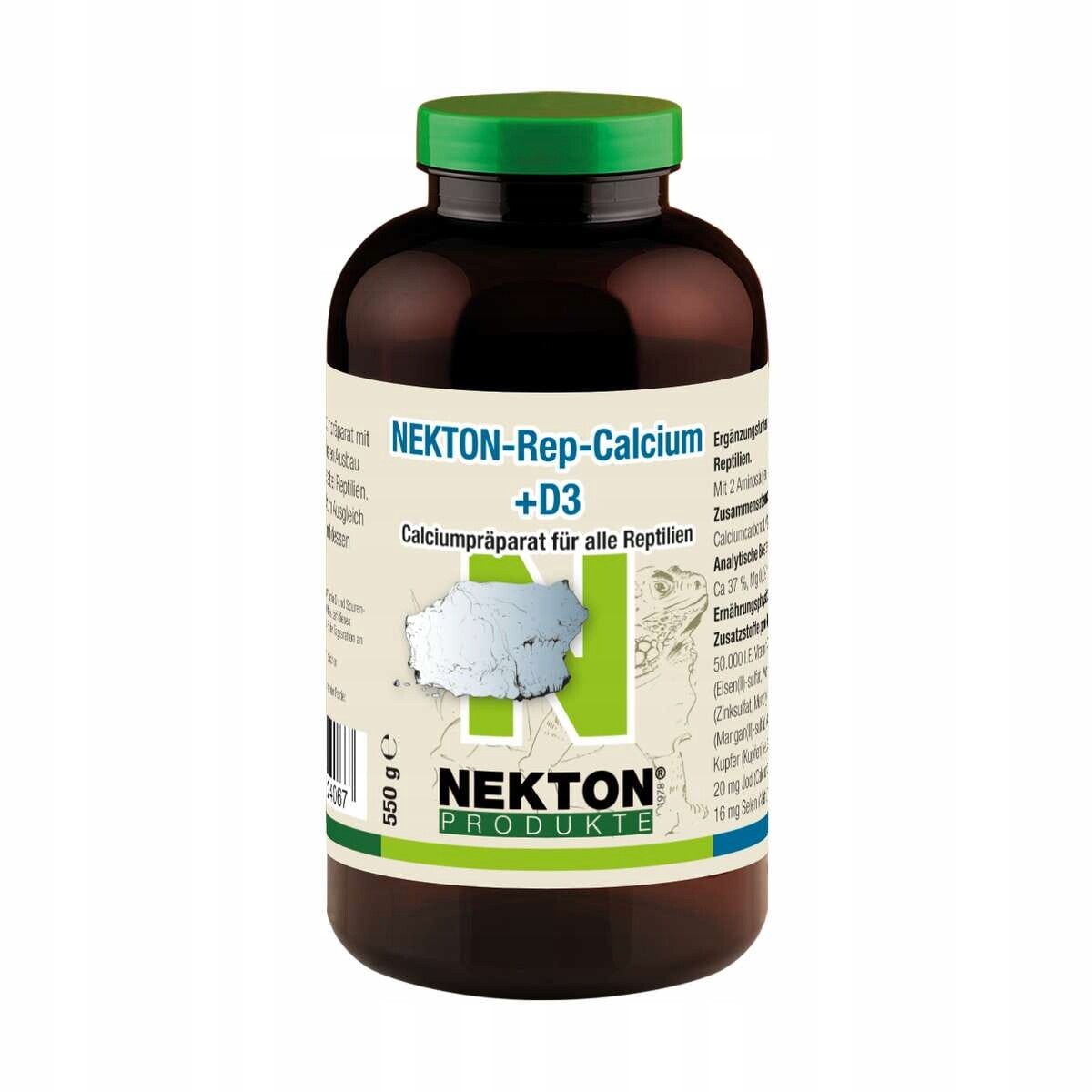 Nekton-rep- Calcium D3 550g Vitamínový přípravek pro všechny plazy
