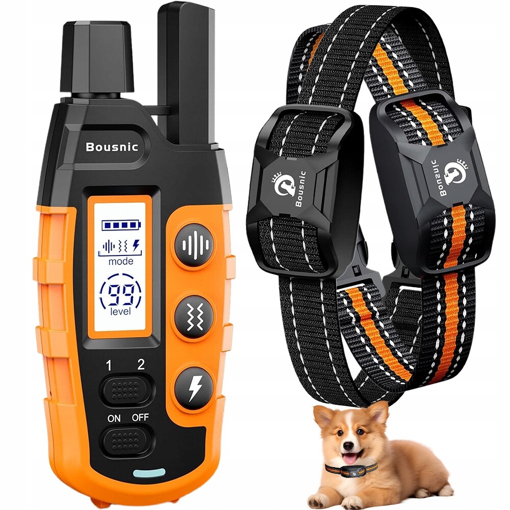 Elektrický obojek pro psa 3300 nohou, 3 režimy tréninku, voděodolný