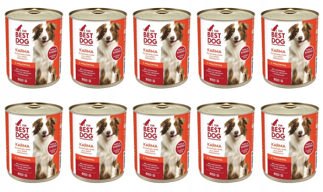 krmivo The Best Dog S Hovězím Masem 850G Sokolů X10 Ks