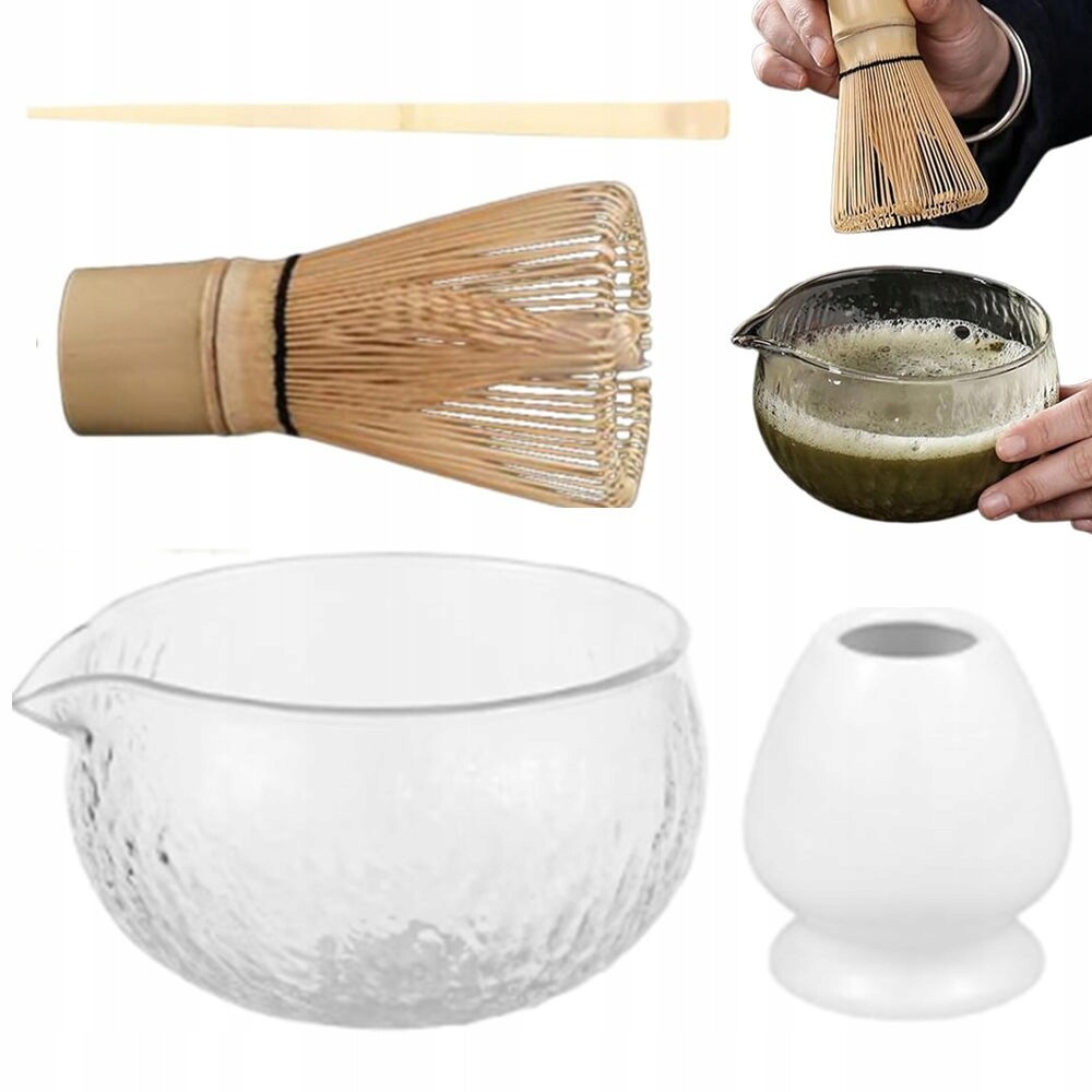 Bambusový Dárková Sada Na Čaj Matchy Chashaku 4 Ks