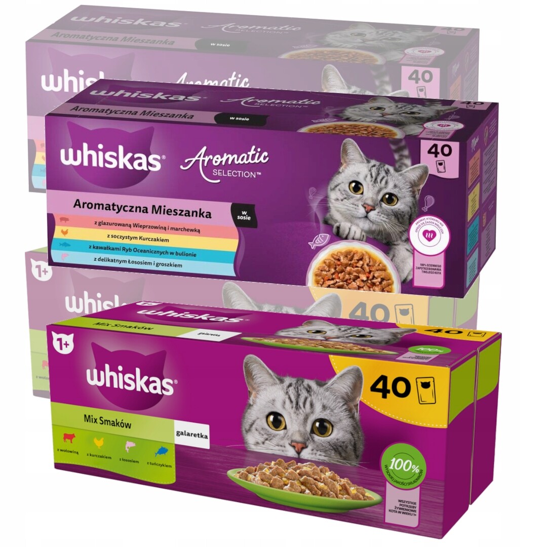 Whiskas Adult 160x85g Krmivo Pro Kočky Aromatická směs Mix Chutí