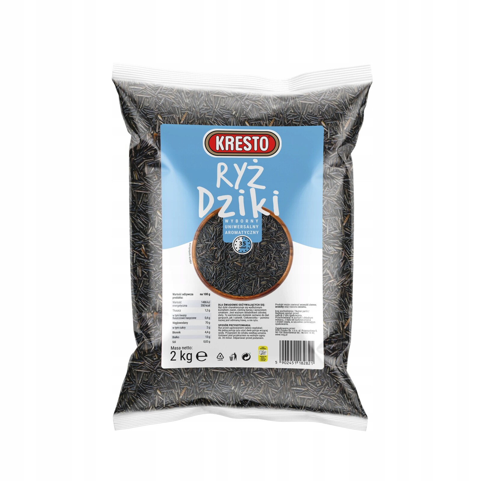 Kresto Divoká rýže 2 kg