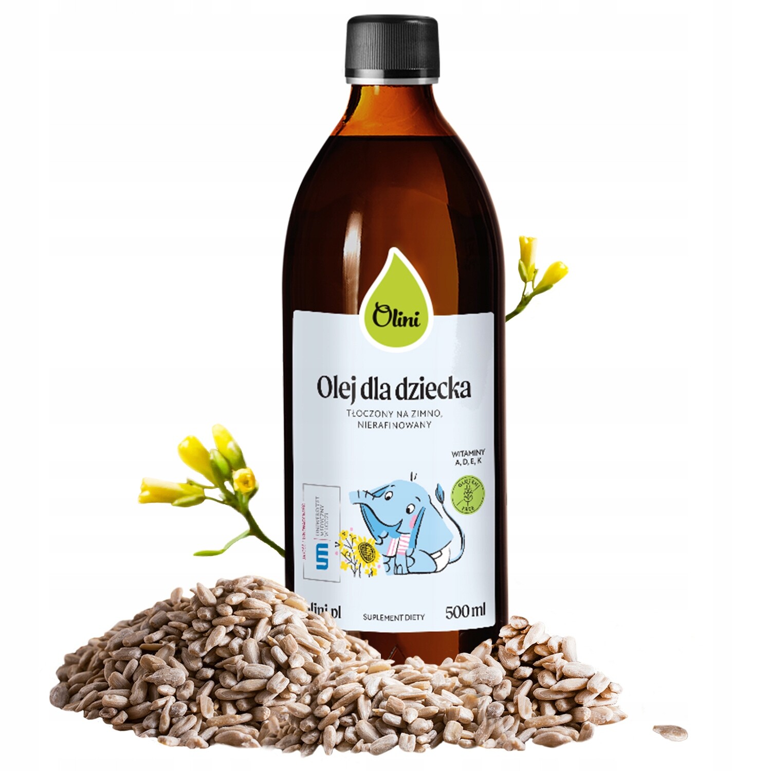 Dětský olej 500 ml nerafinovaný Olini