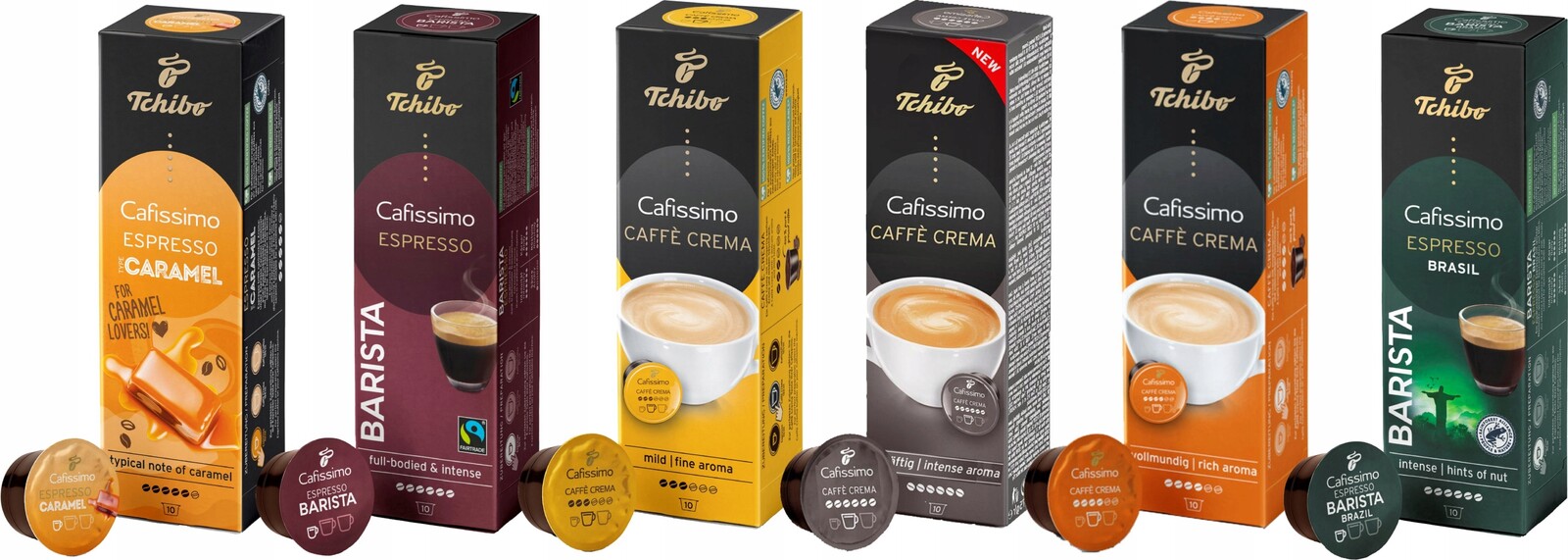 Kapsle Tchibo Cafissimo Sada Crema 60 kusů