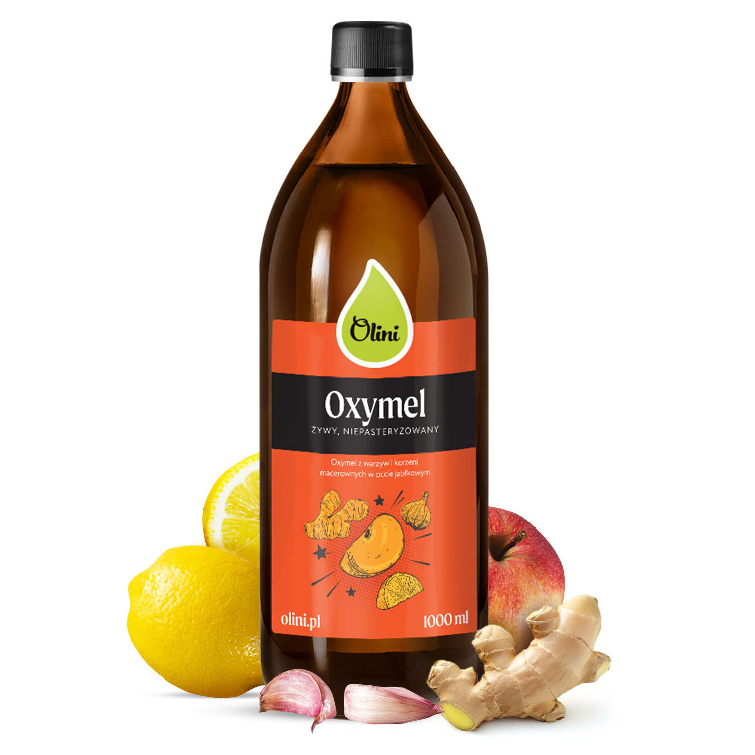 Oxymel 1 l Olini antibiotikum probiotikum oxymel 1000=