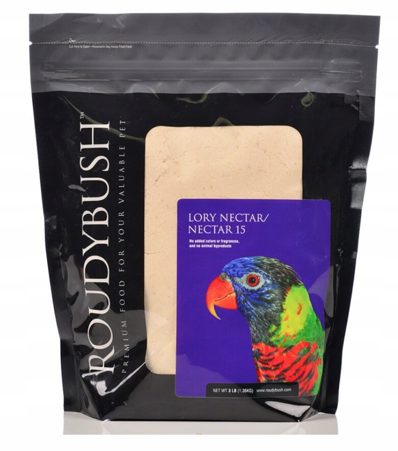 Krmivo pro papoušky Lorys RoudyBush Lory Nectar 900 g