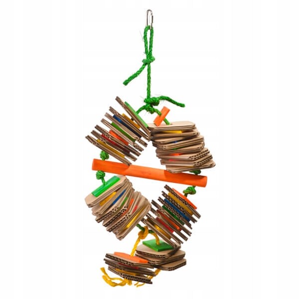 Hračka pro papoušky ze silné lepenky TekturLove