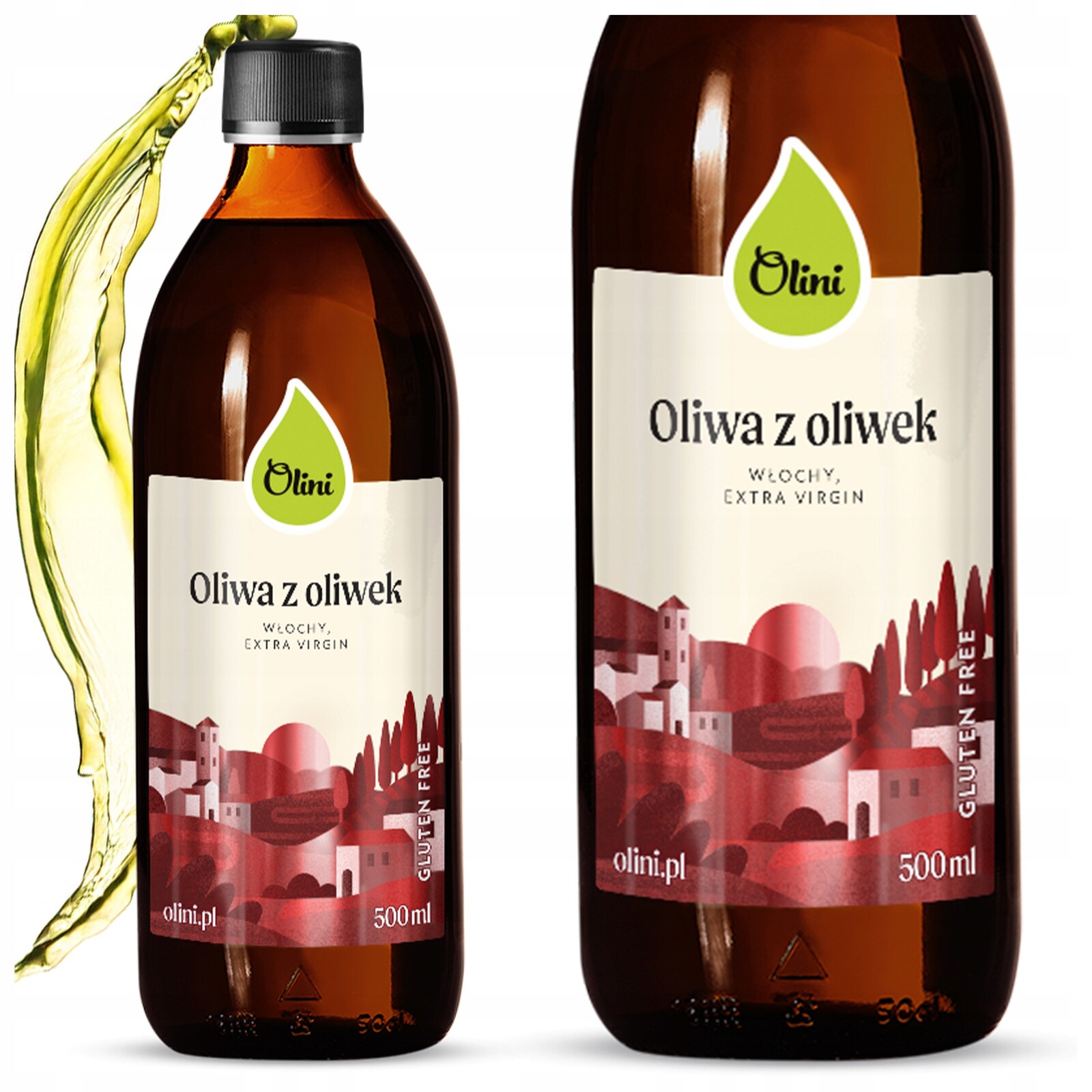Extra panenský olivový olej italský nefiltrovaný Olini 500 ml