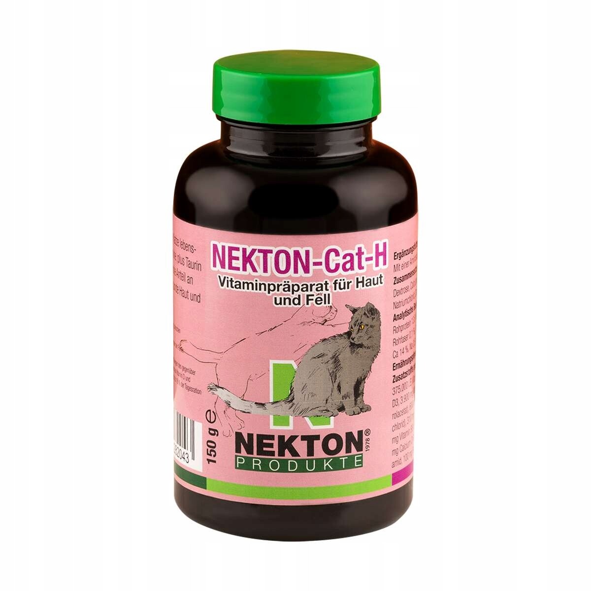 Nekton Cat H vitamíny pro zlepšení kůže a srsti pro všechny kočky 150g