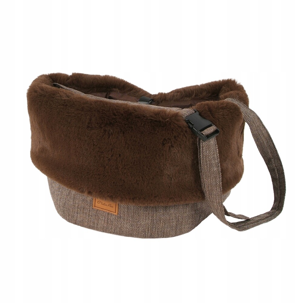 Hugs by Akinu Taška Foxx pro psy tmavě hnědá 32 x 20 x 22 cm