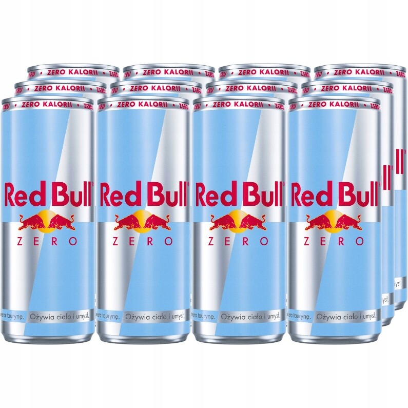 Red Bull Zero Energetický nápoj 250 ml x 12 kusů