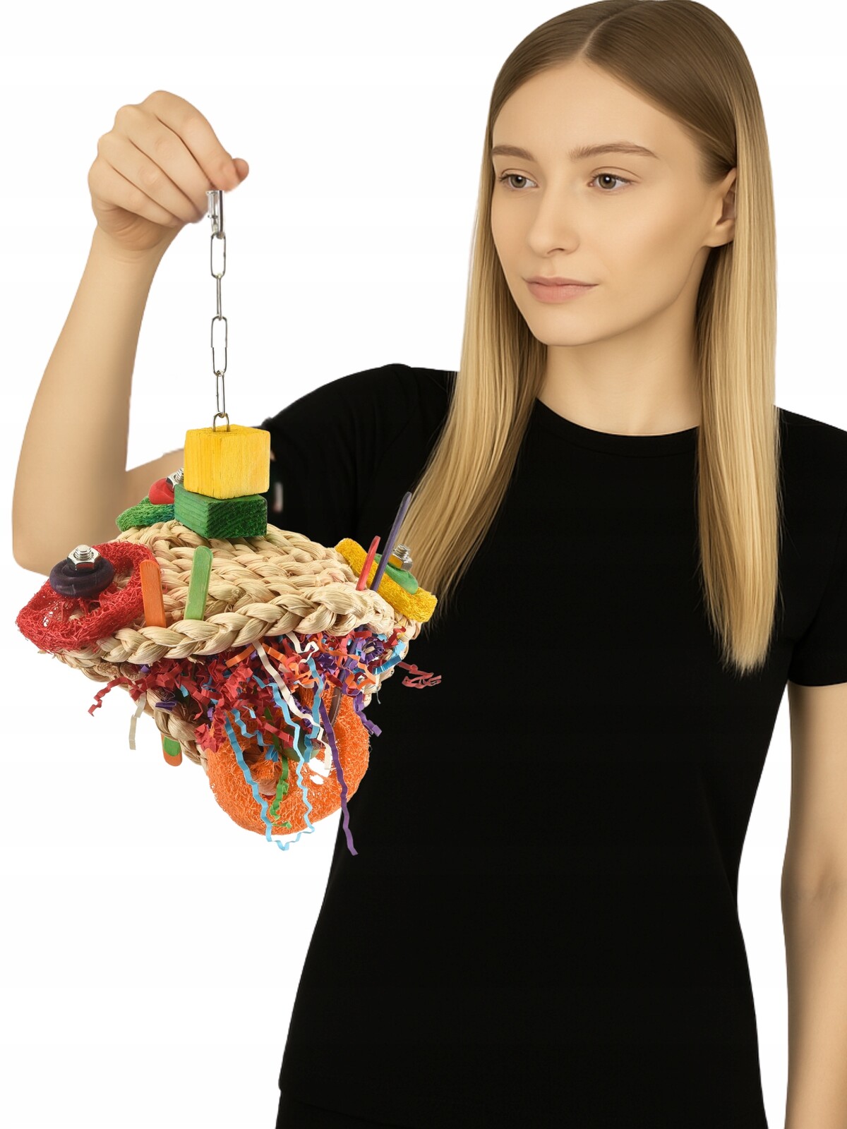 Hračka pro střední a velké papoušky Happy Frog