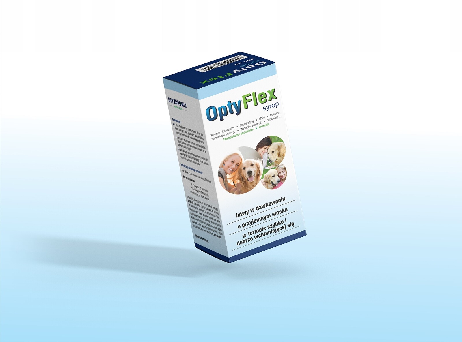 Optyflex 250 ml Glukosamin, Msm, Chondroitin pro psy