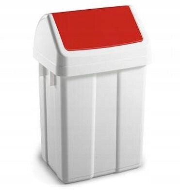 50 L Nádoba S Výklopnou Klapkou, Červená