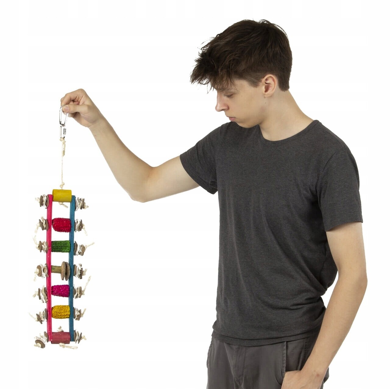 Hračka pro papoušky Kukuřičný žebřík lezení