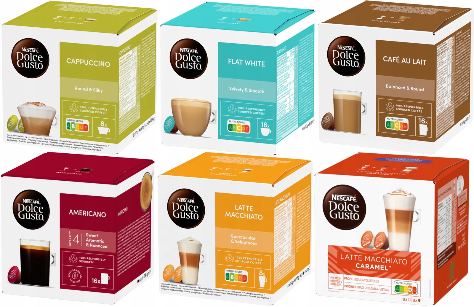 Kapsle Nescafe Dolce Gusto Set 6 x 16