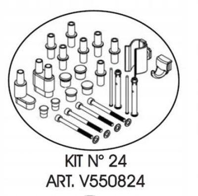 Sada Šroubů Pro Magic Šedá Kit 24