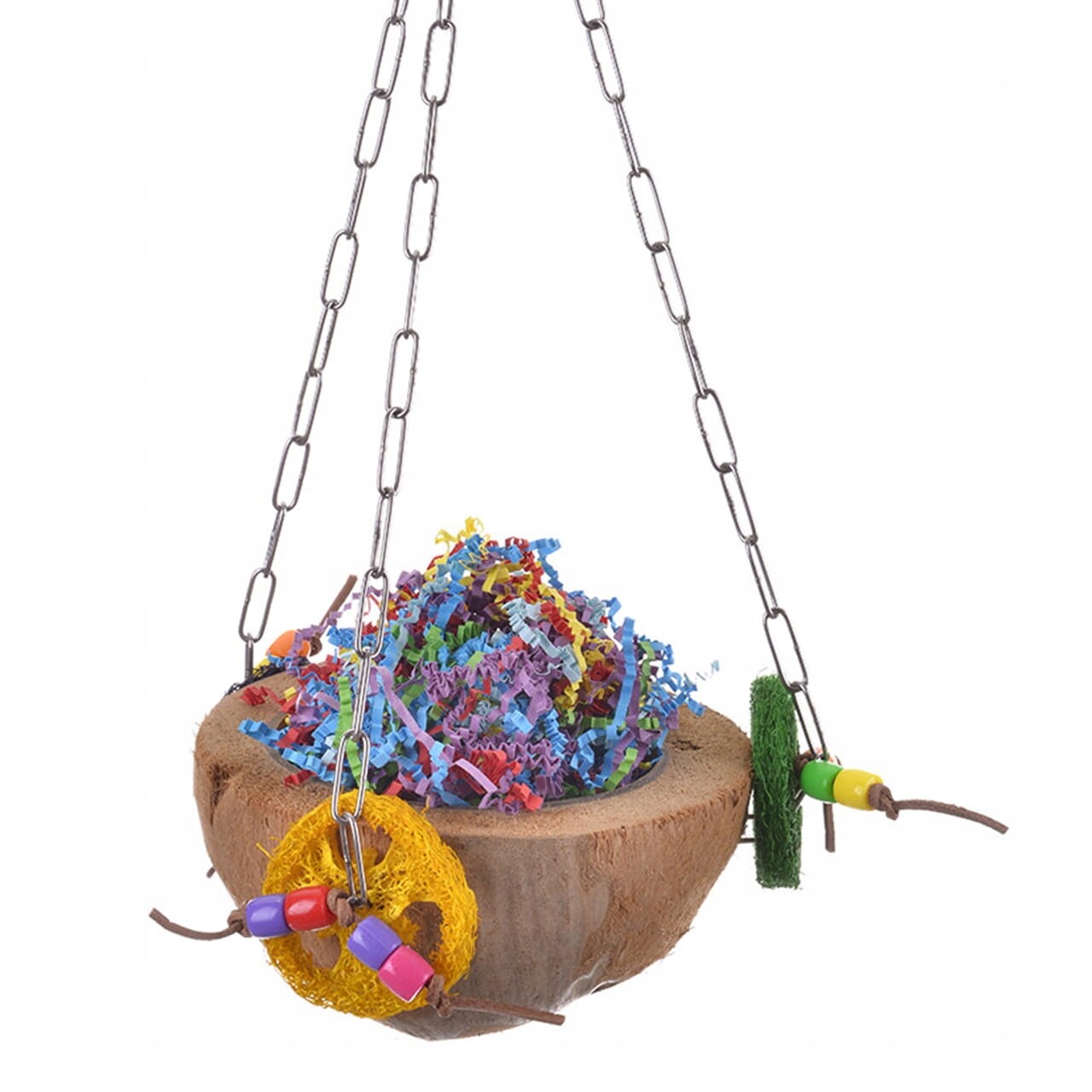 Hračka pro všechny papoušky Kokosová kolébka