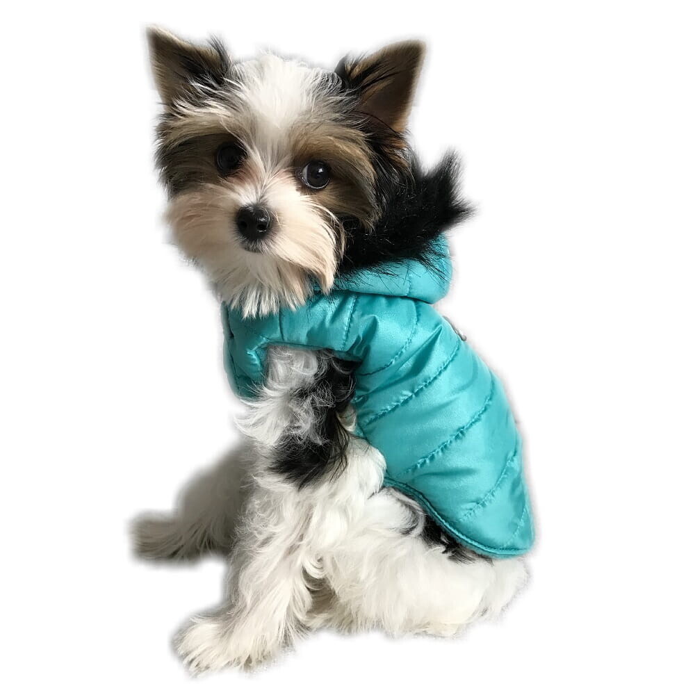 Ručně šitá tyrkysová bunda XXXXL York