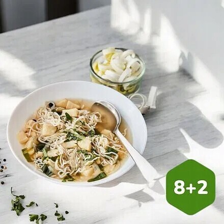 Usui Konjakové vlasové nudle 8+2 zdarma