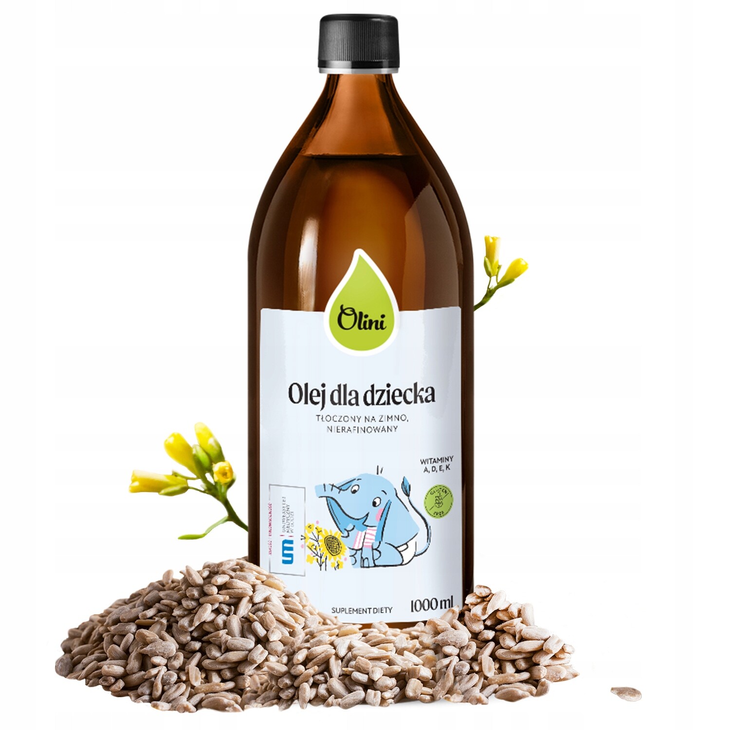 Dětský olej 1 litr nerafinovaný Olini