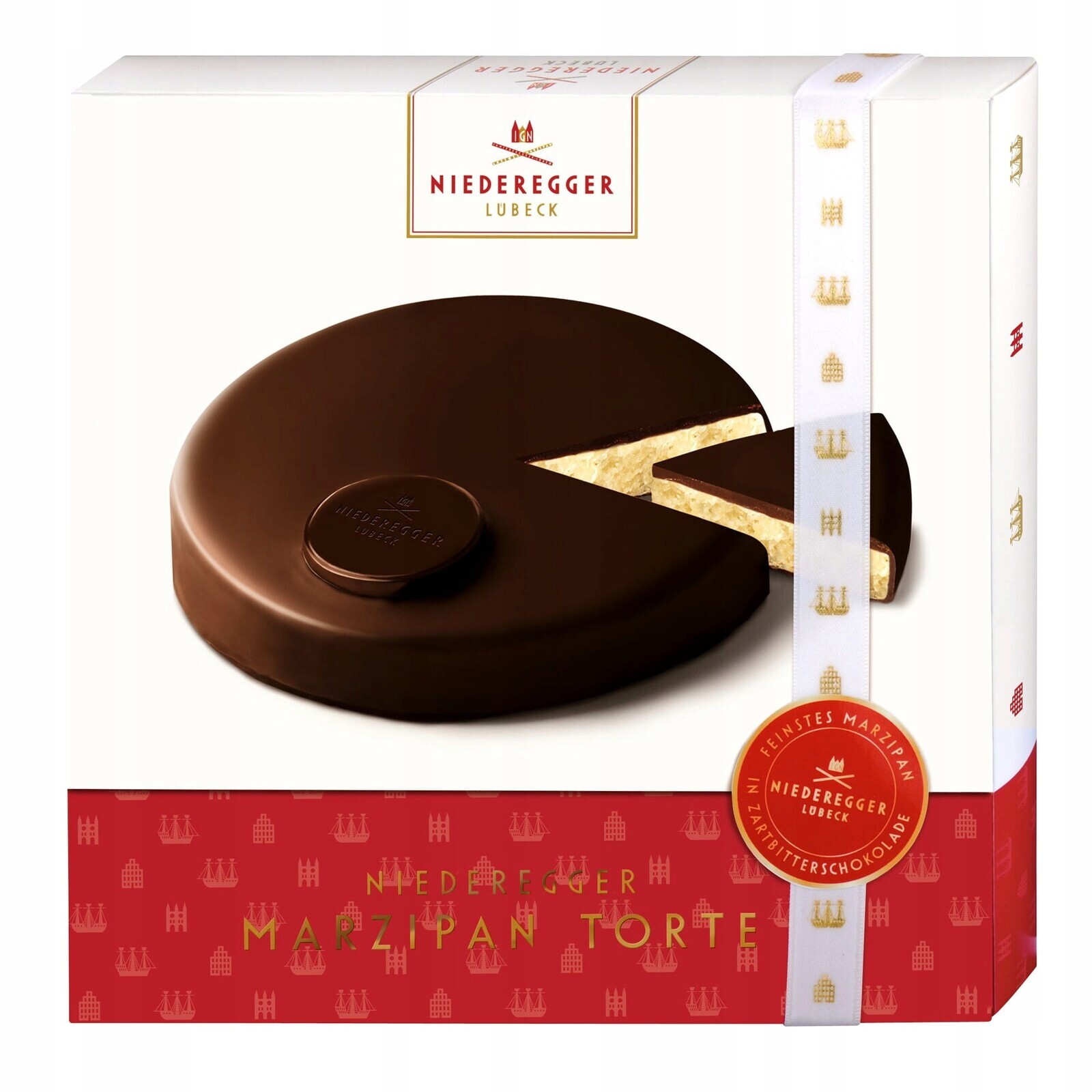 Niederegger 185 g Dort v hořké čokoládě