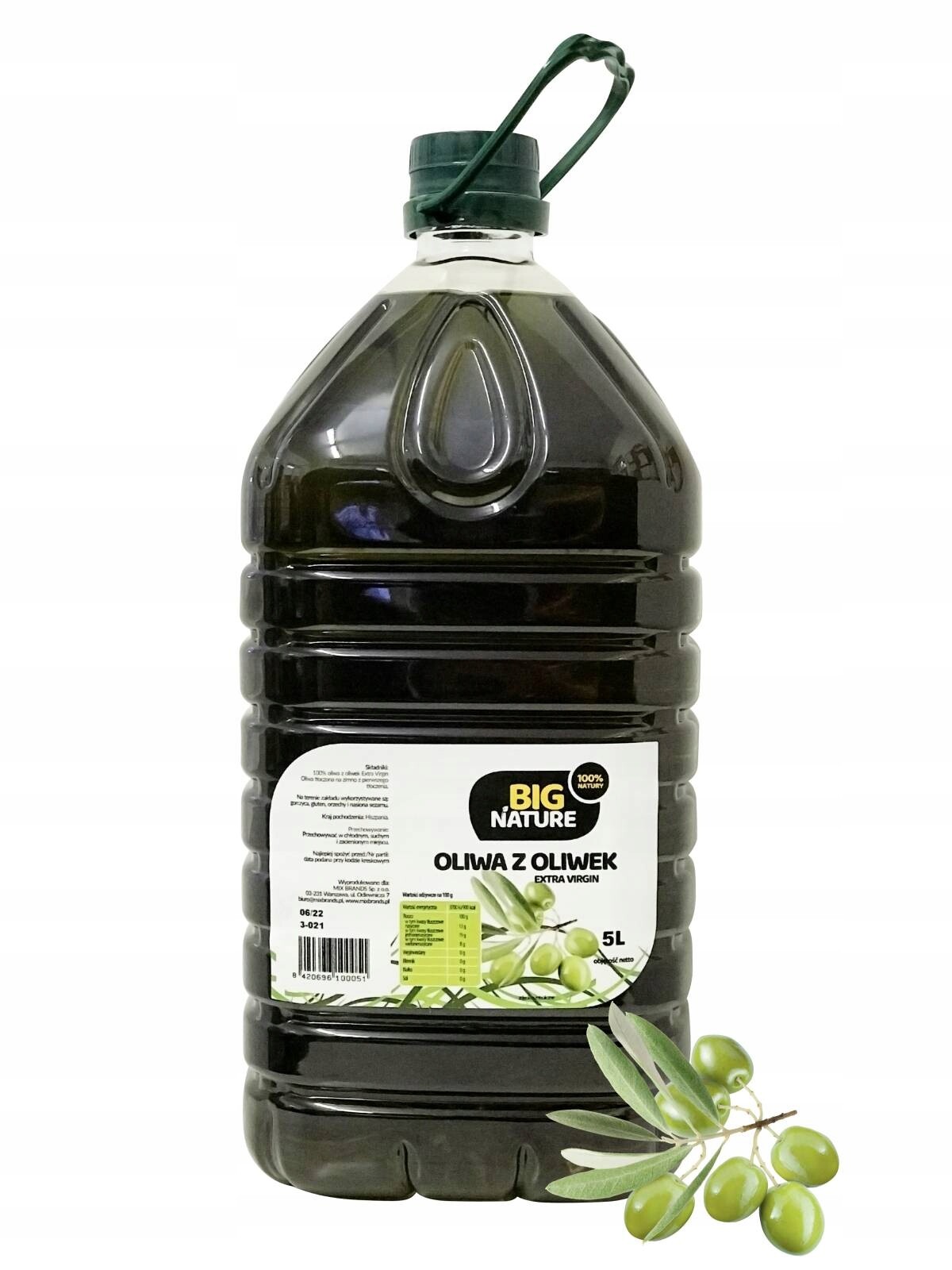 Extra Panenský Olivový Olej 5 L