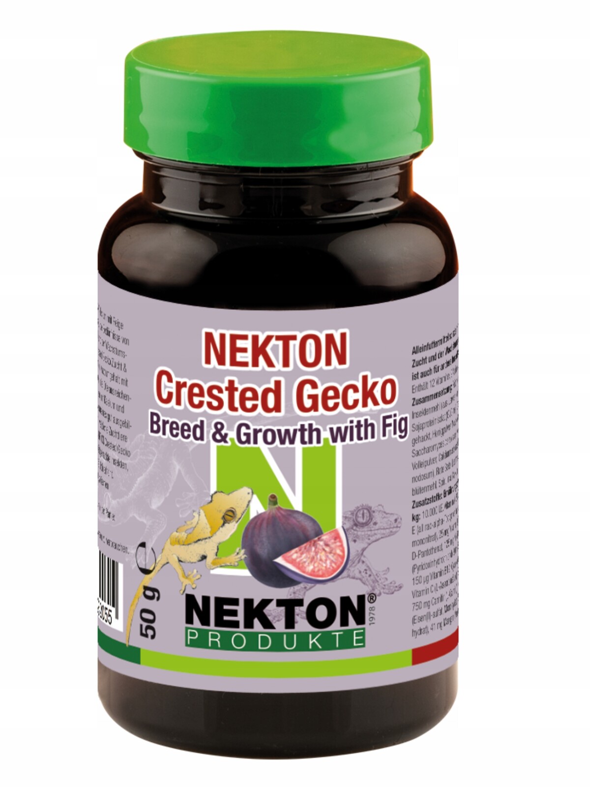 Nekton Crested Gecko krmivo pro gekony ve fázi rozmnožování s fíky 50g