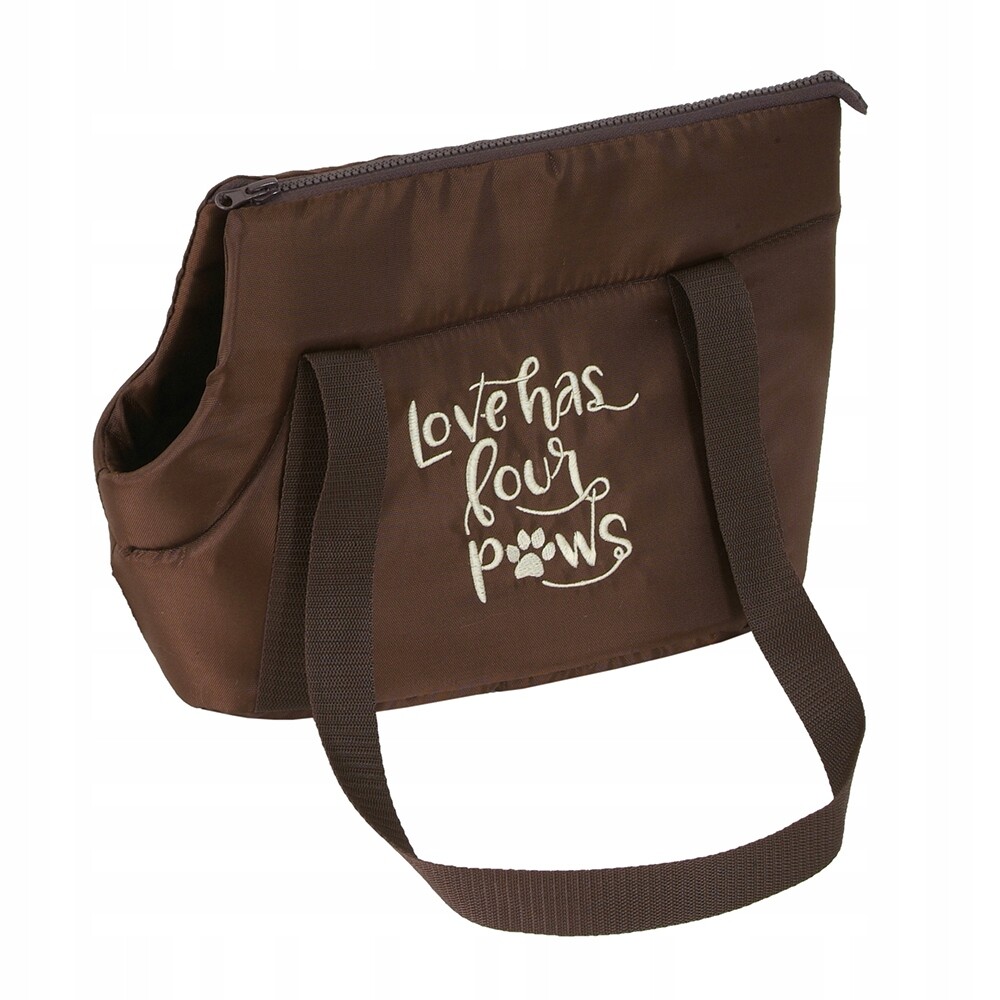 Hugs by Akinu Taška Econ pro psy hnědá 25 x 40 x 30 cm