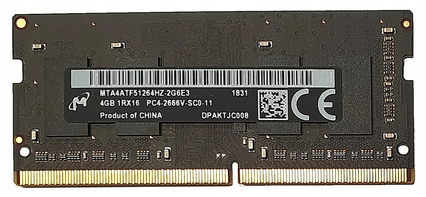 Nová Paměť Pro Notebook Sodimm Ram