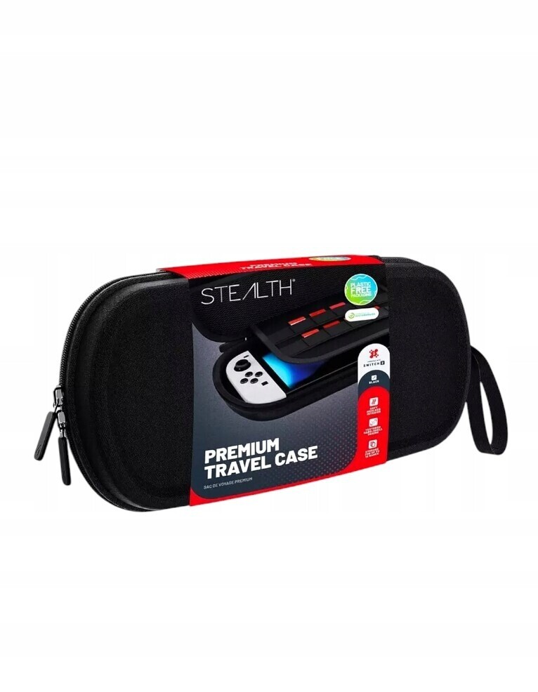 Stealth Pouzdro Prémiový Cestovní Obal Černý Přepínač Nintendo 2