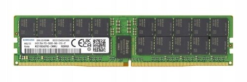 paměť Ram 1x 64GB Samsung Ecc Registered DDR5 2Rx4 5600MHz PC5-44800 Rdimm