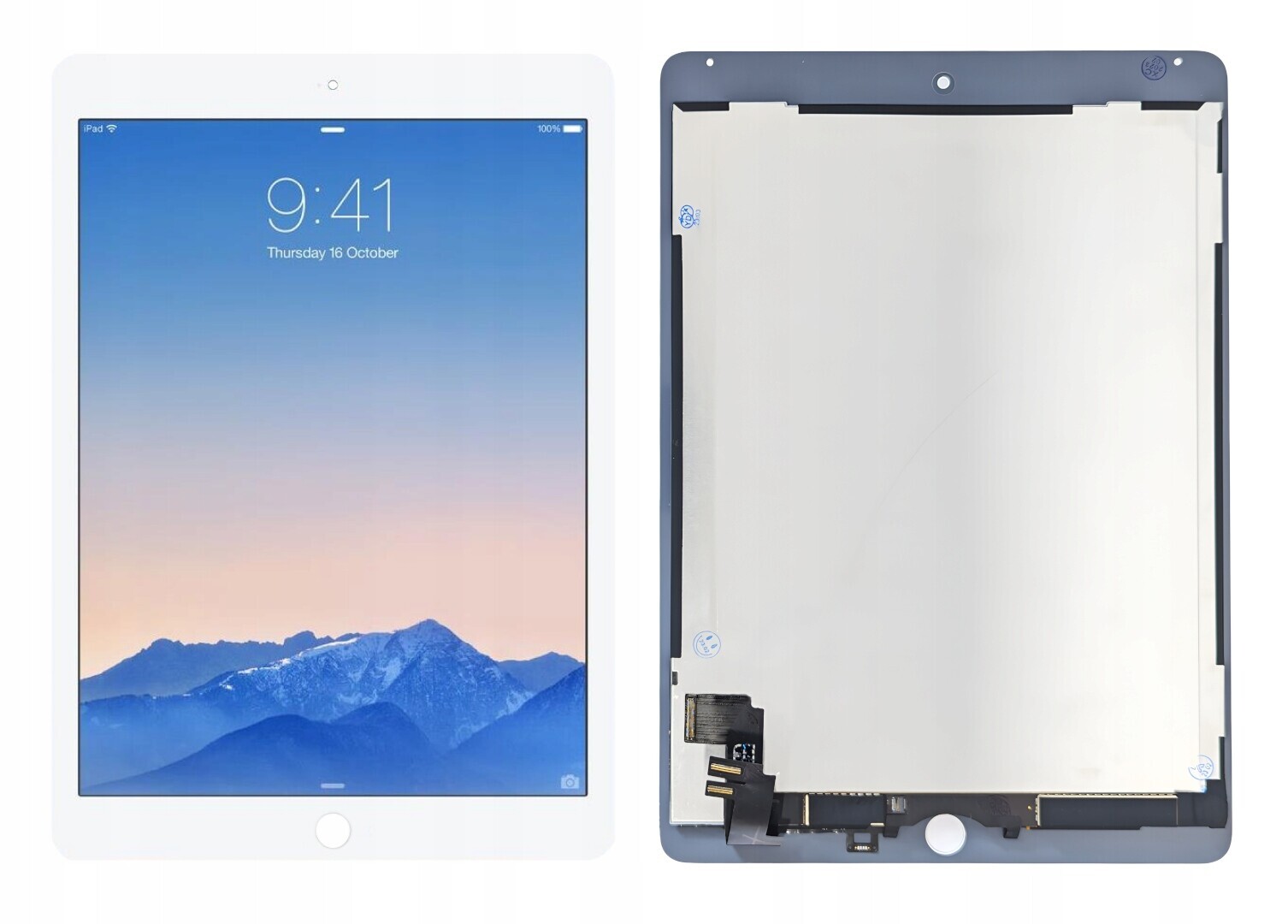 LCD Dotykový Displej Pro Apple Ipad Air 2 A1566, Bílý
