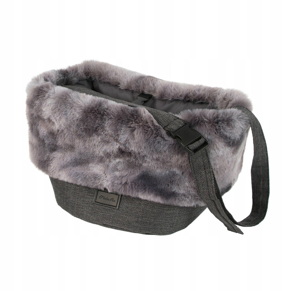 Hugs by Akinu Taška Foxx pro psy tmavě šedá 32 x 20 x 22 cm