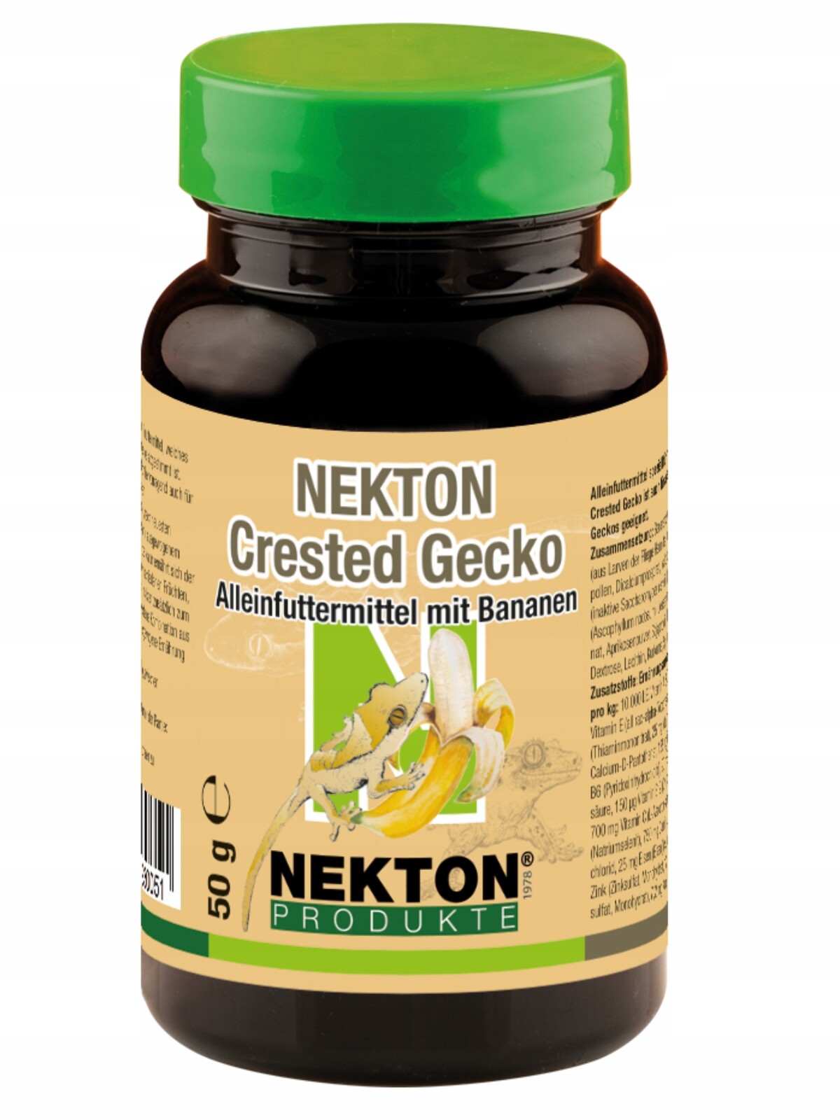 Nekton Crested Gecko s banánem krmivo pro gekony s banánem 50g