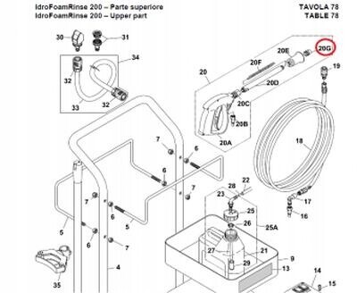 Mosazná Tryska 20/50; M.1/4