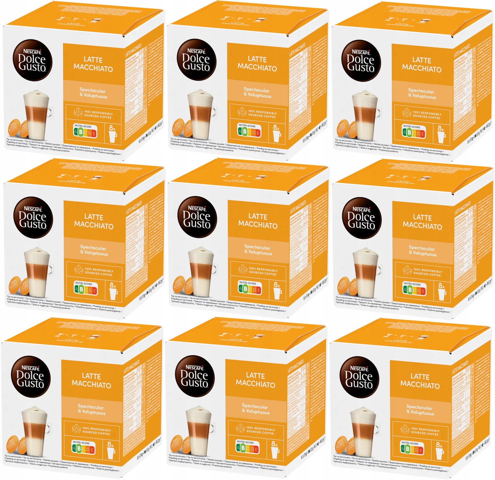 Kapsle Nescafe Dolce Gusto Latte Macchiato 9x16