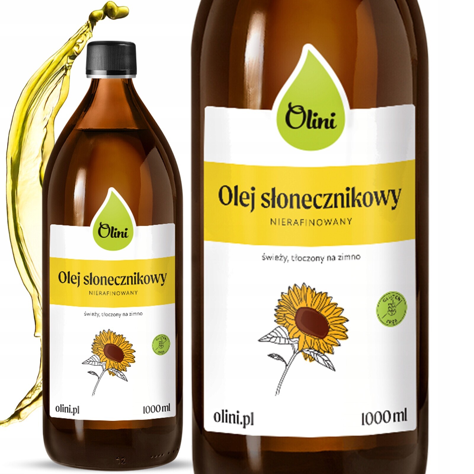 Slunečnicový olej 1l Olini svěží přírodní