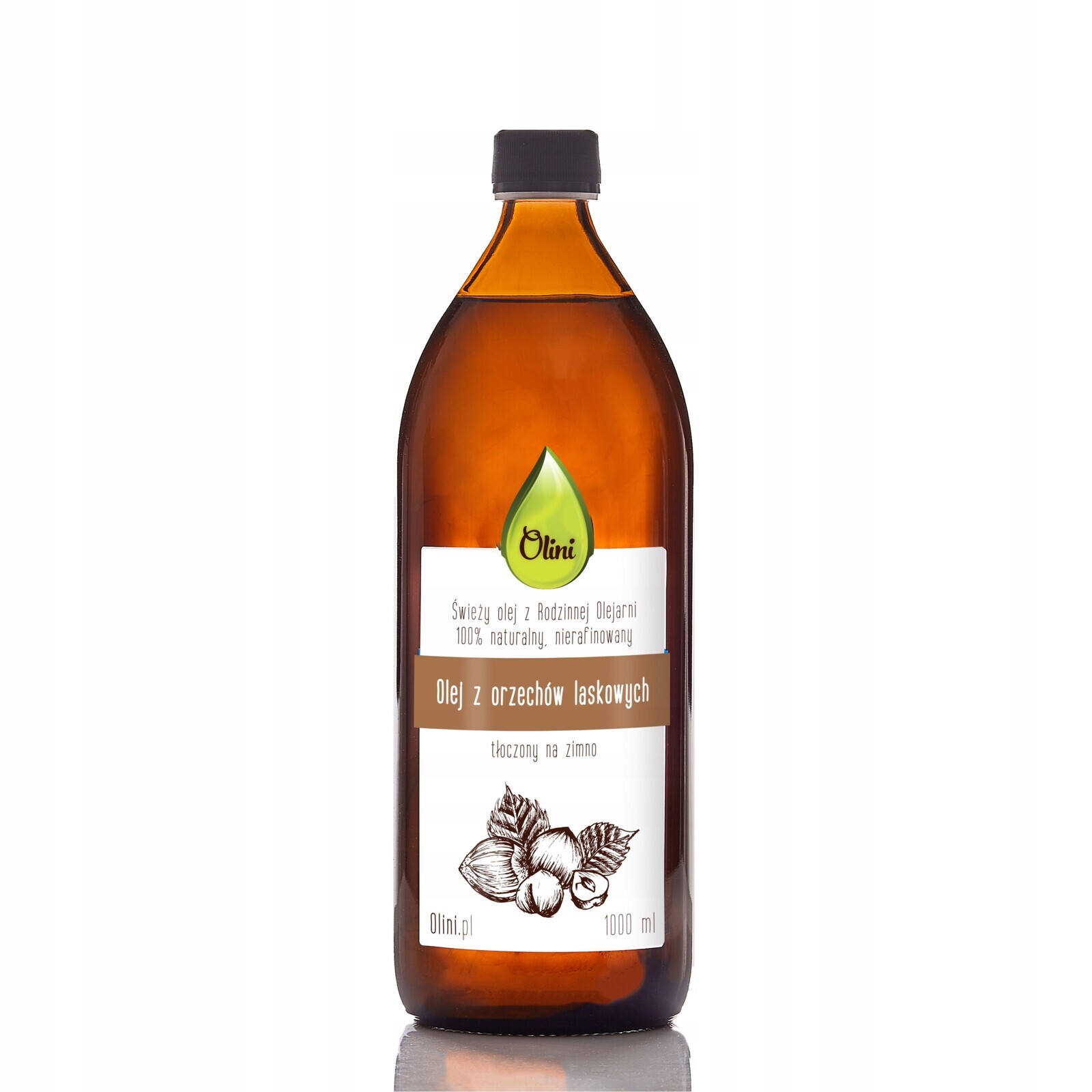 Lískooříškový olej 1 l Olini nerafinovaný