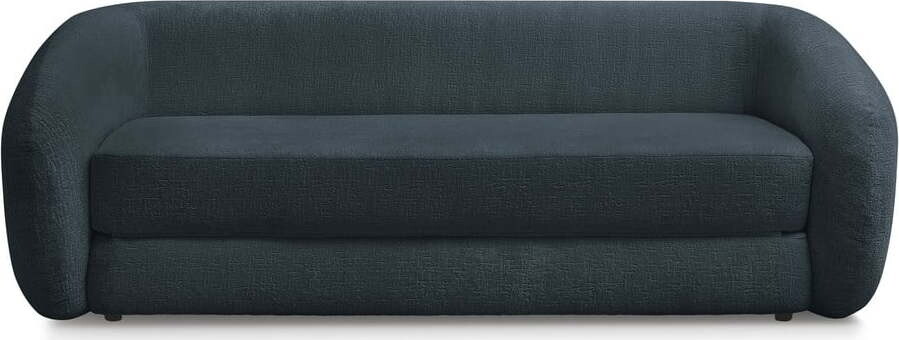 Tmavě modrá žinylková rozkládací pohovka 228 cm Neyo – Bobochic Paris