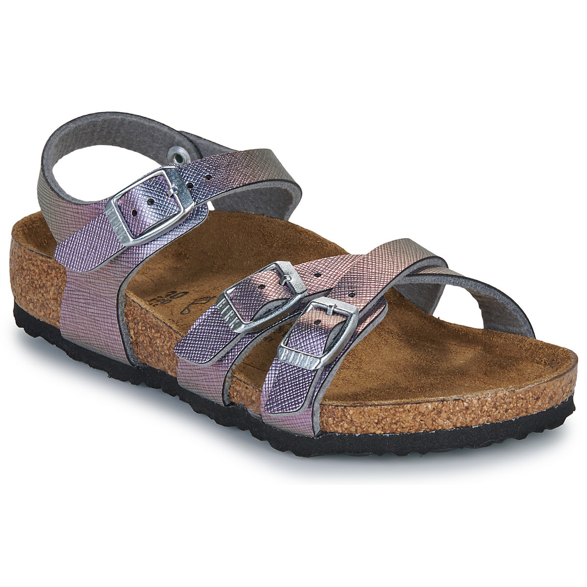 BIRKENSTOCK  Kumba Kids Saffiano Iridescent Viola  ruznobarevne