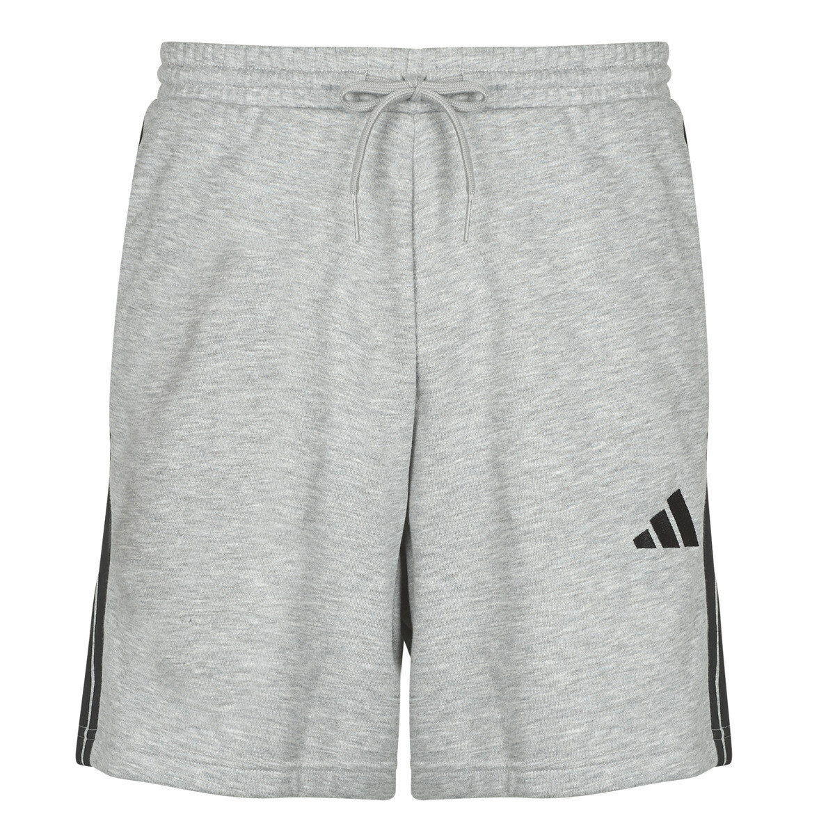 adidas  Essential 3-Stripes French Terry Shorts  Šedá
