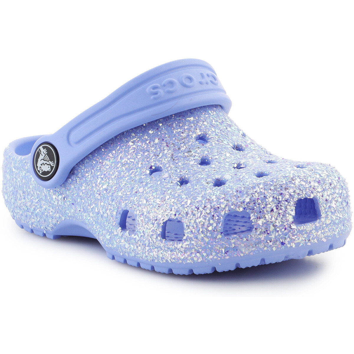 Crocs  Classic Glitter Clog T 206992-5Q6 Moon Jelly  Modrá