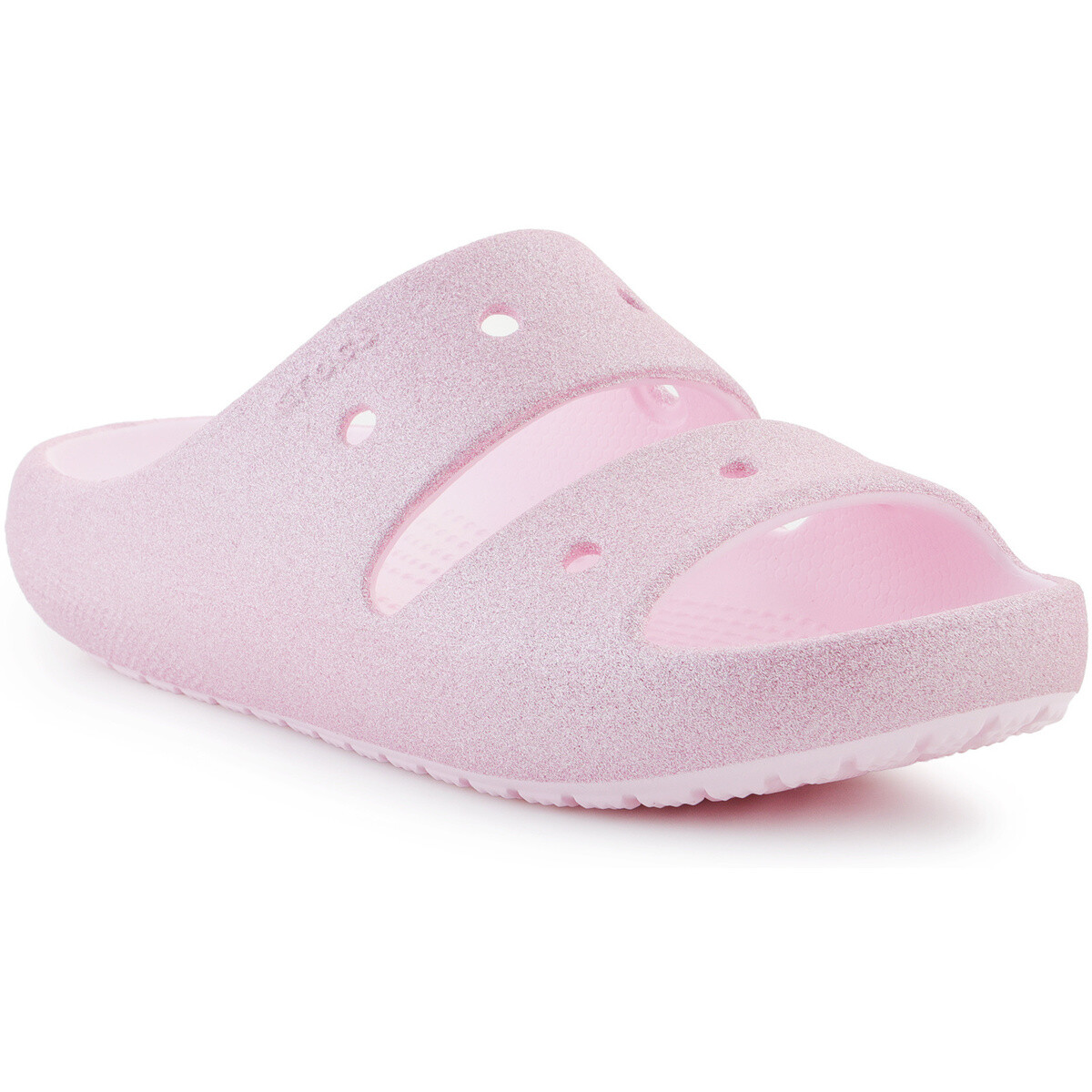 Crocs  Classic Glitter Sandal V2 K 209705-6ZW ballerina pink  Růžová