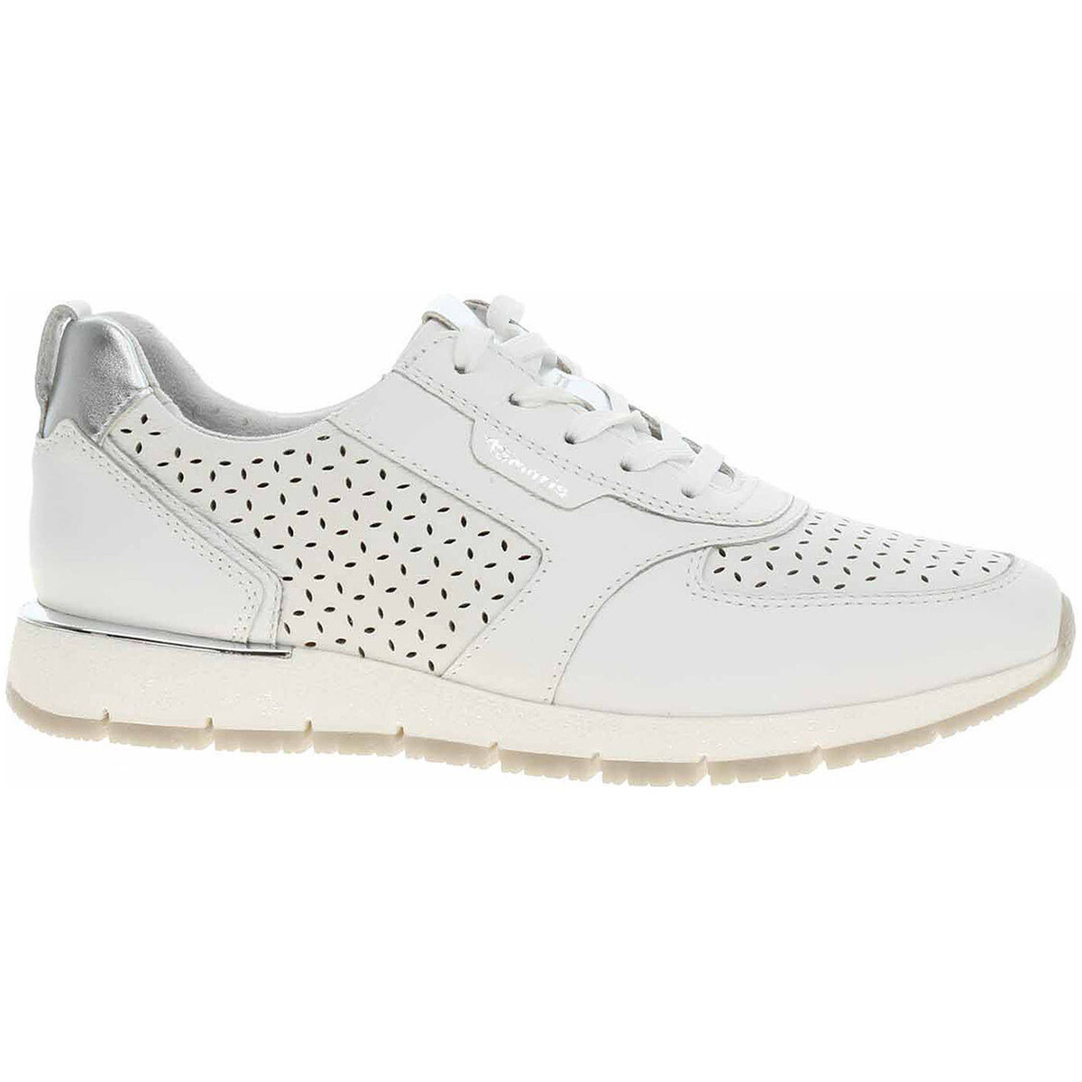 Tamaris  Dámské polobotky  1-23787-42 white struct.  Bílá