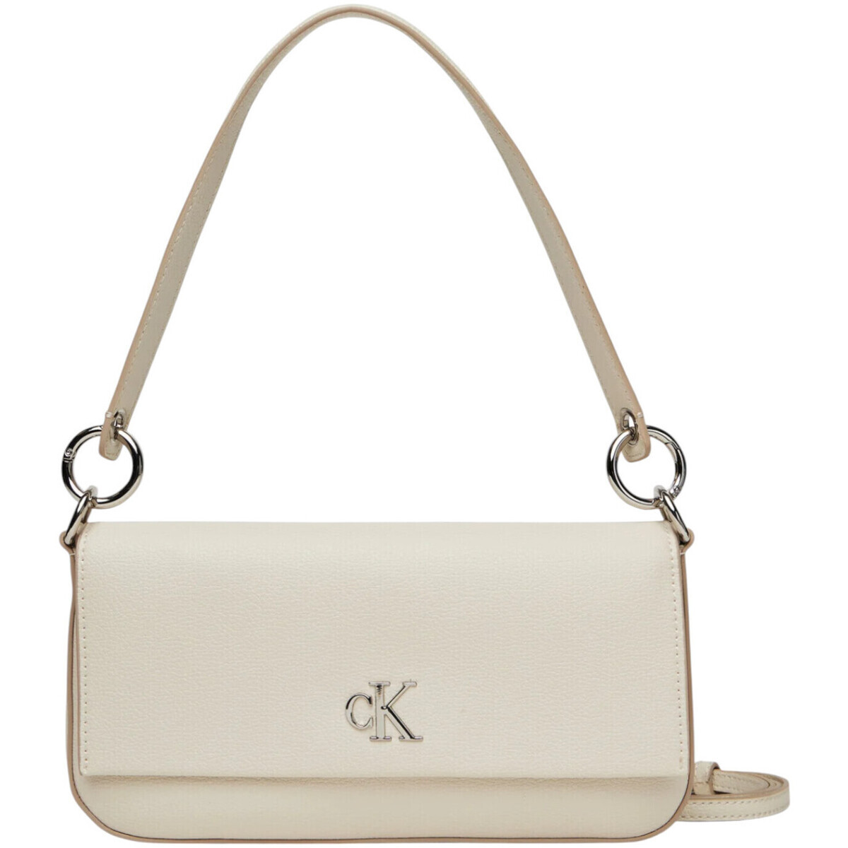 Calvin Klein Jeans  MINIMAL MONOGRAM SHOULDER POUCH LV04K3161G  Béžová