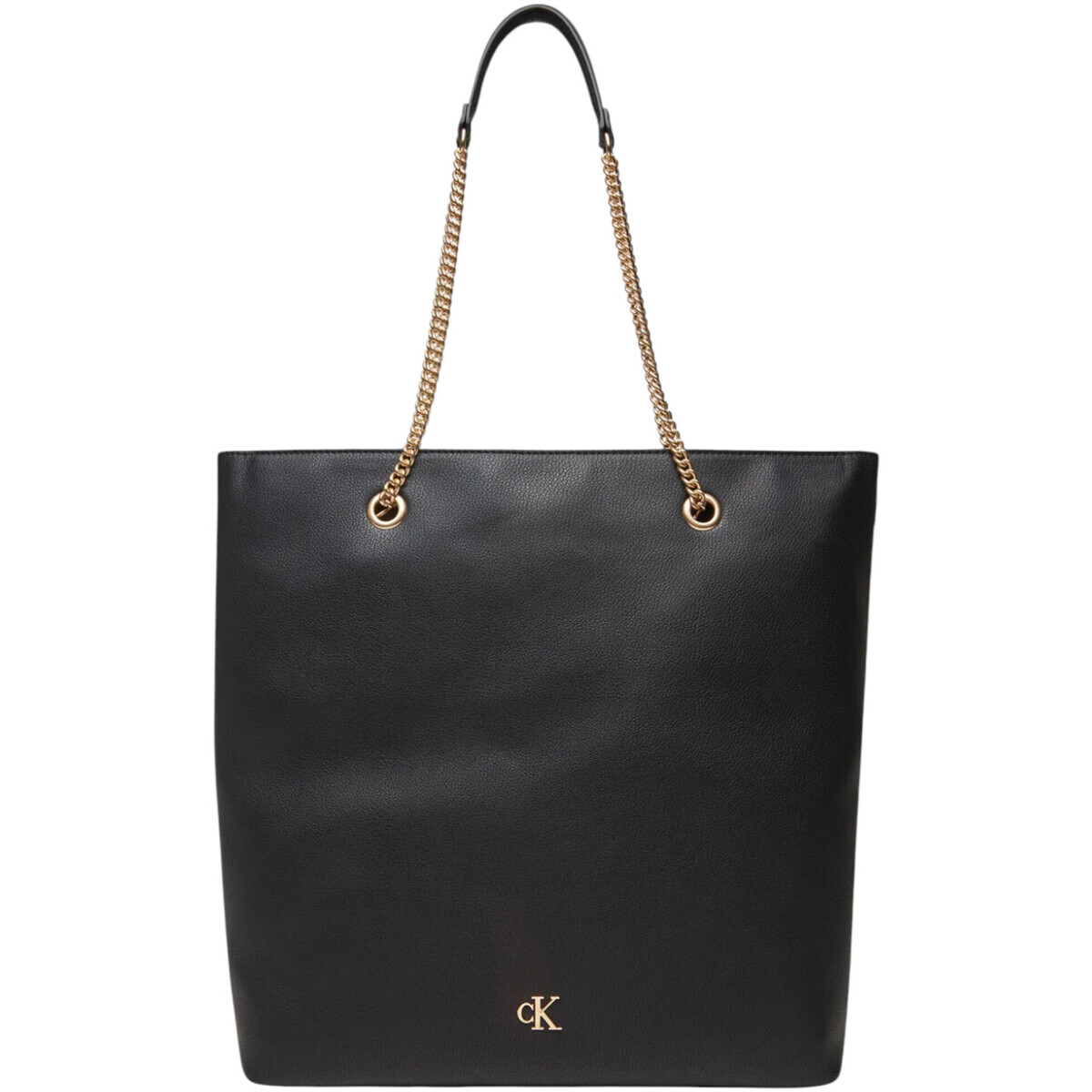 Calvin Klein Jeans  MINIMAL MONOGRAM CHAIN TOTE LV04F3204G  Černá